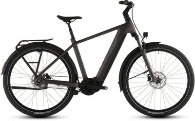 Cube TOURING HYBRID COMFORT SLX 800 CHARCOAL/CHROME 5 versnellingen met Schijfrem met hydraulische bediening