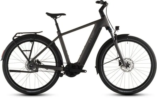 Cube TOURING HYBRID COMFORT SLX 800 CHARCOAL/CHROME 5 versnellingen met Schijfrem met hydraulische bediening
