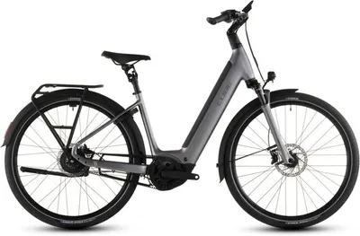 Cube SUPREME HYBRID DELUXE PRO 600 QUICKSILVER/GREY met Schijfrem met hydraulische bediening