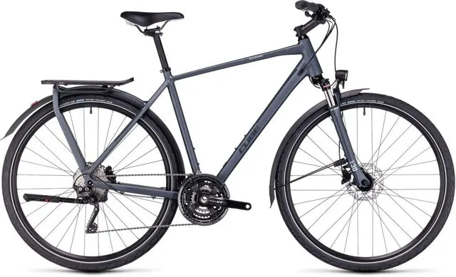 Cube KATHMANDU EXC DARKGREY/GREY 30 versnellingen met Schijfrem met hydraulische bediening
