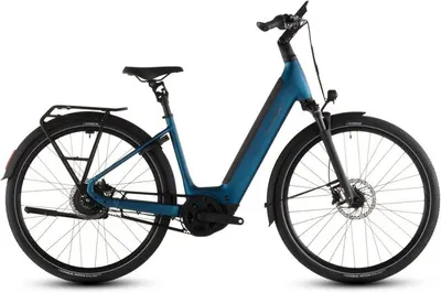 Cube SUPREME HYBRID DELUXE PRO 600 ELECTRICBLUE/CHROME met Schijfrem met hydraulische bediening