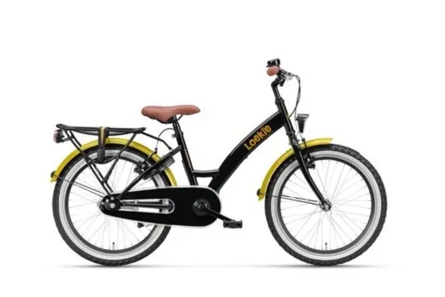 Loekie Superstar 20" Girl Black 1 versnellingen met Terugtraprem