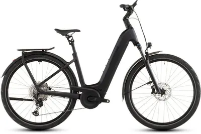 Cube KATHMANDU HYBRID PRO 800 COAL/BLACK 12 versnellingen met Schijfrem met hydraulische bediening